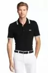 hugo boss sport t-shirts luxe retro 51 solid color noir